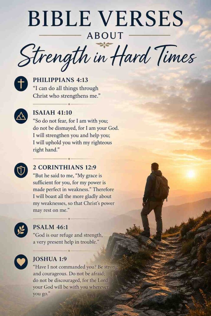 Bible Verses About Strength in Hard Times