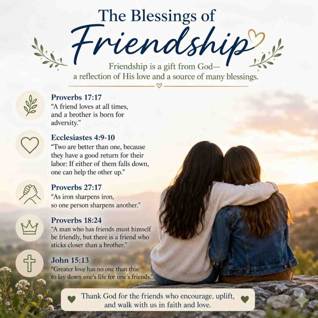 Blessings of friendship scriptures