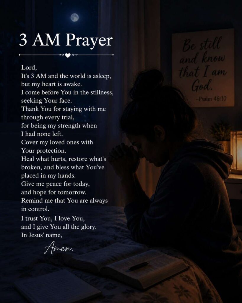  3 AM Prayer