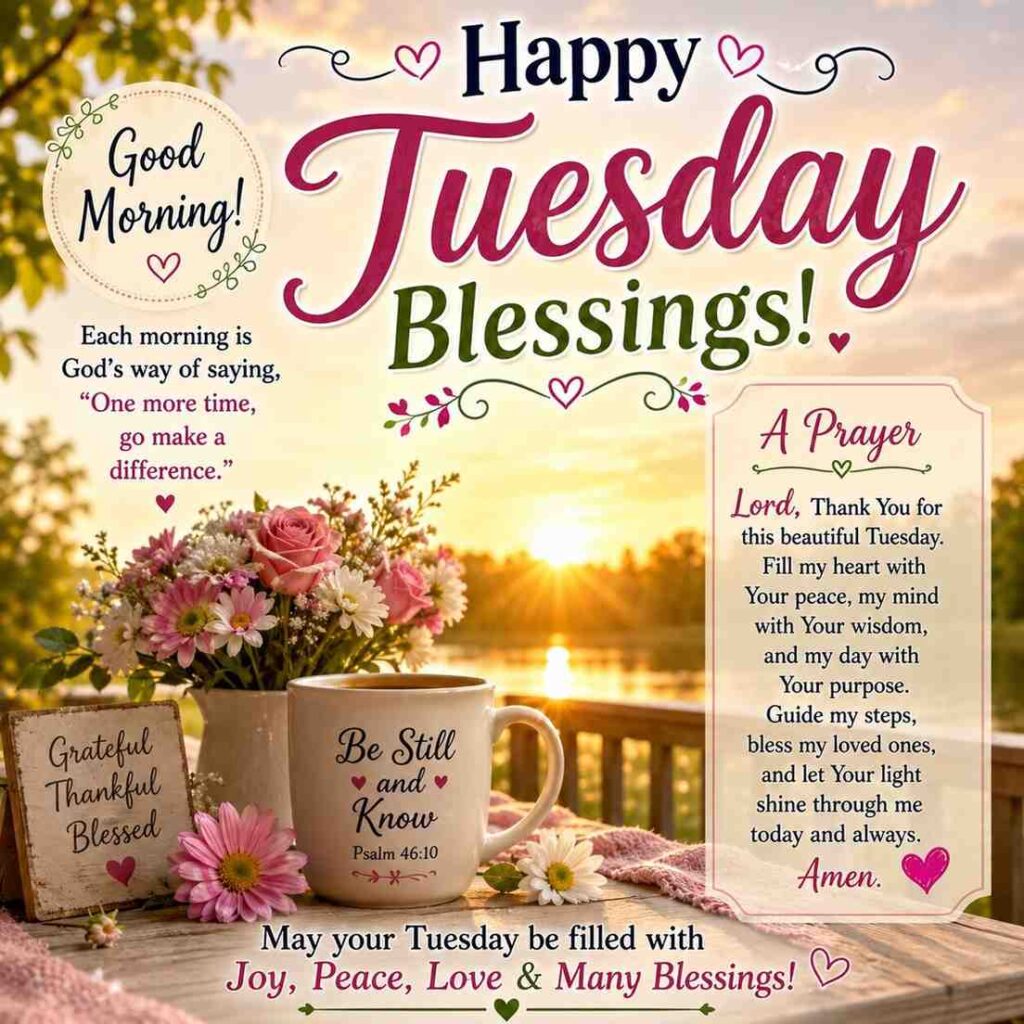 Happy Tuesday Blessings