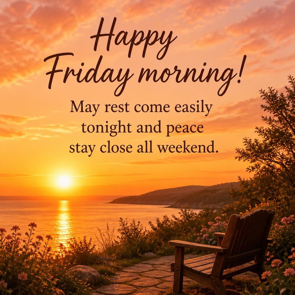 Good Morning Happy Friday Blessing Messages & Quote