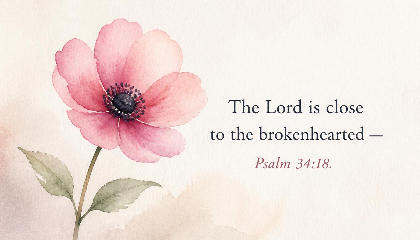 sympathy card bible verse