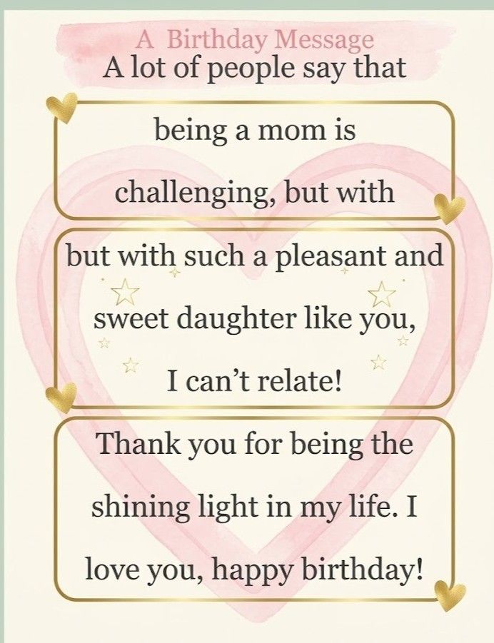 Heart-Touching Birthday Wishes for Daughter from Mother