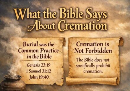 What the Bible Says About Cremation