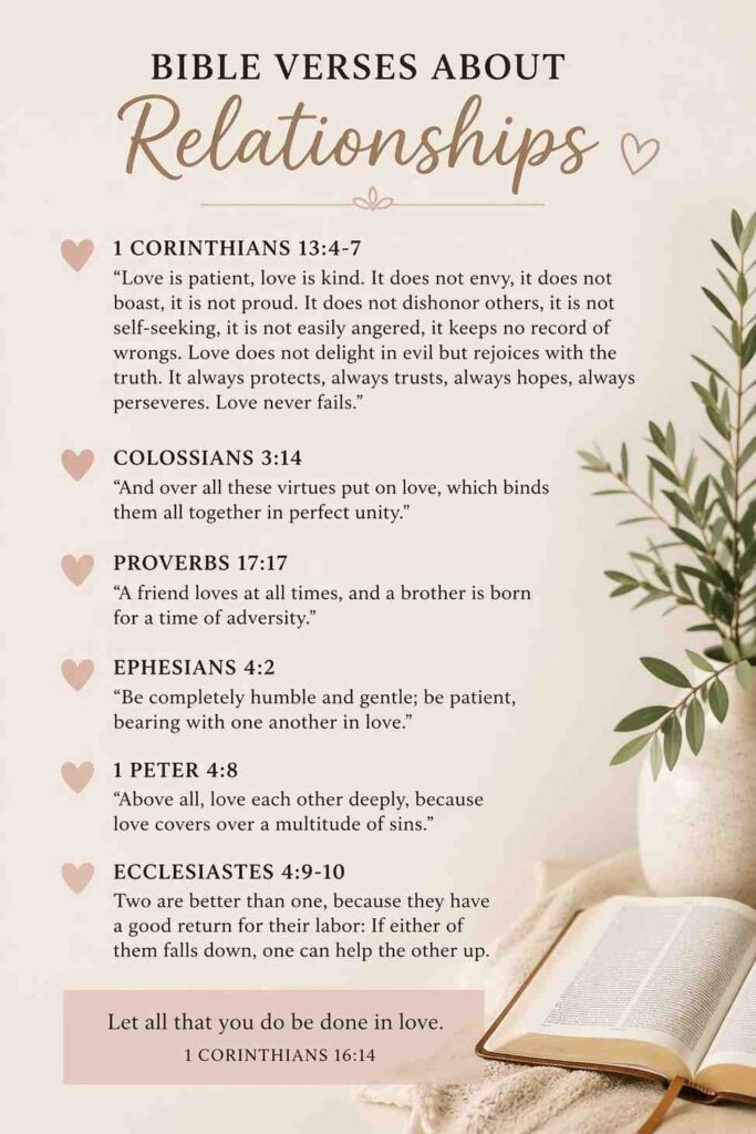 Bible Verses About Relationships