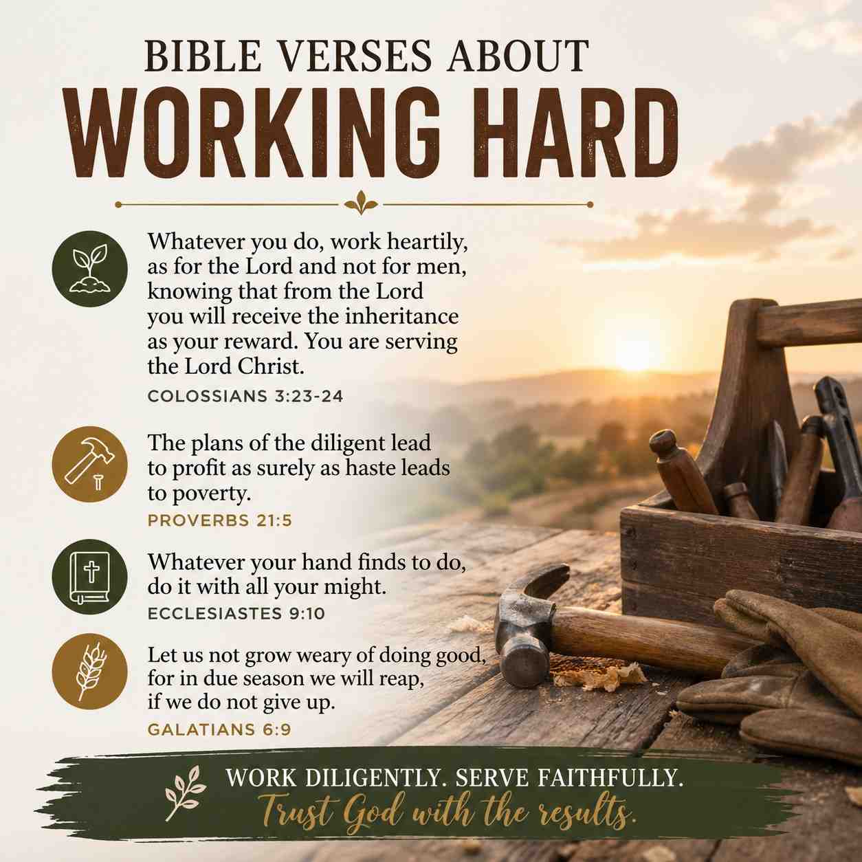 25 Bible Verses About Working Hard: What Does God Say?