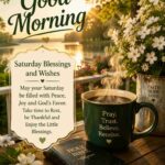 Good morning, Saturday blessings.