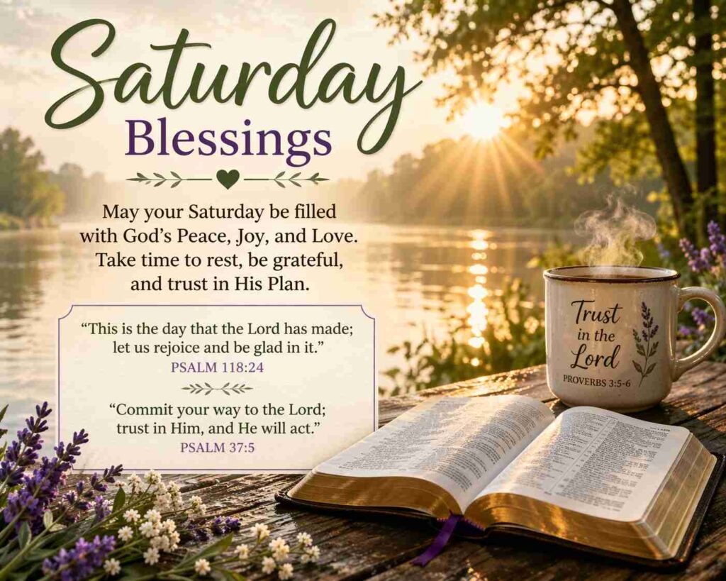 Saturday Blessings with Bible Verses