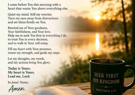 Bless Your Day with This Powerful Morning Prayer