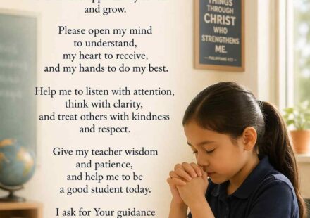 Prayer Before Class
