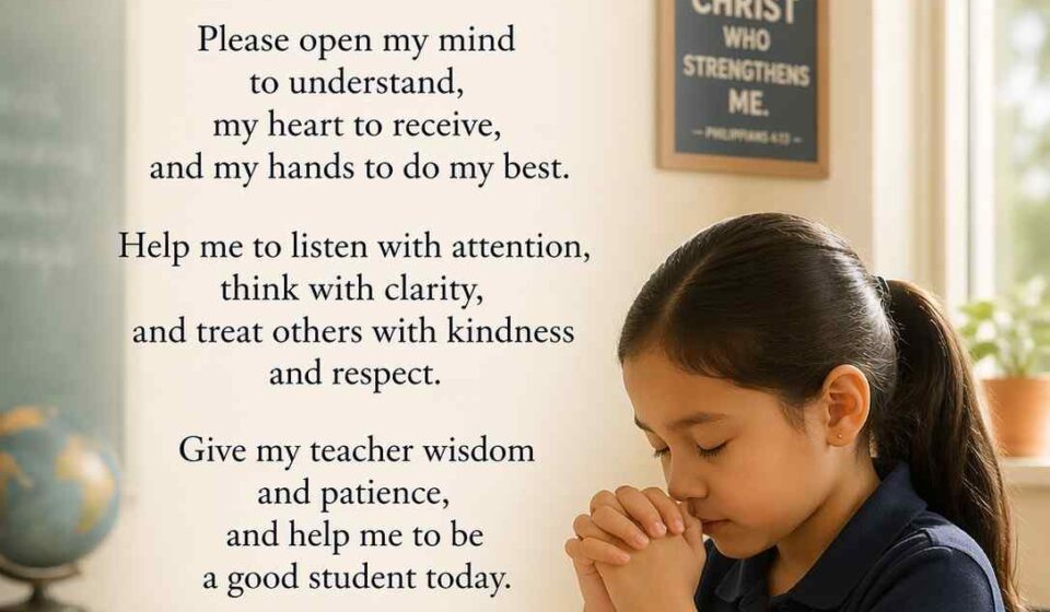 Prayer Before Class