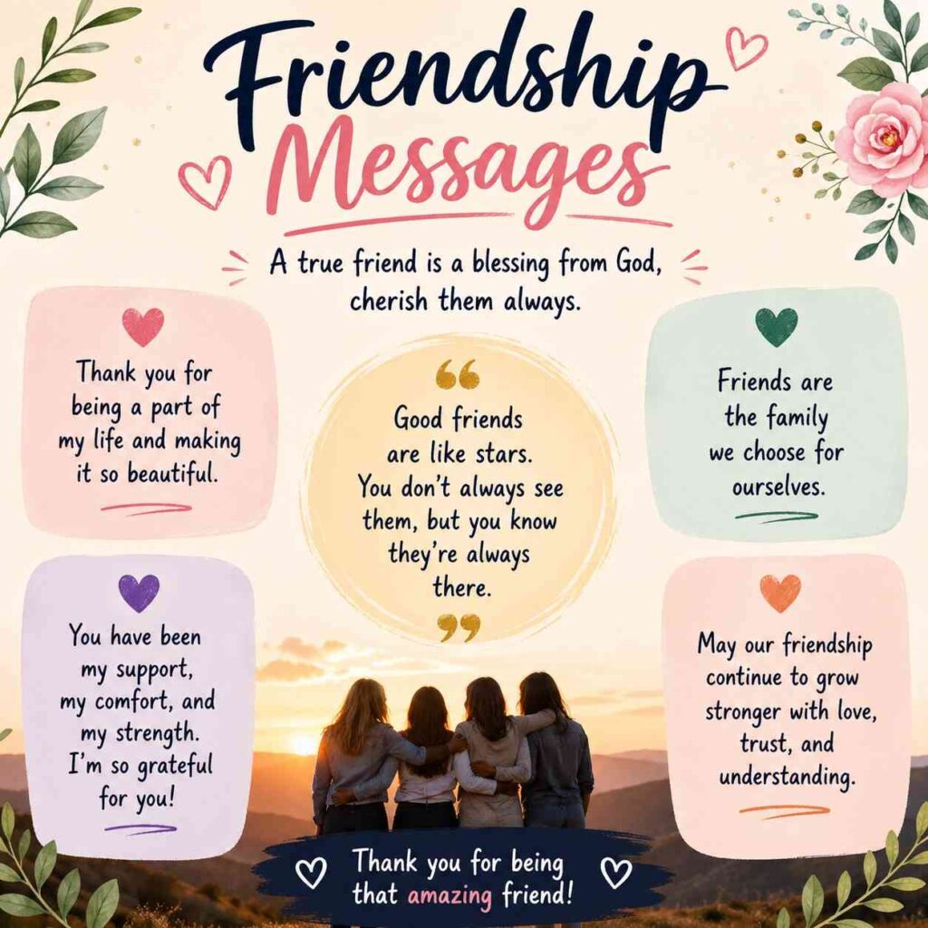 Blessings of friendship
